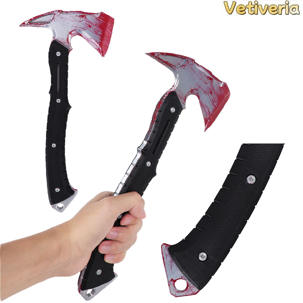 Cosplay Prop Axe - فانتازيا ليون كوسبلاي، فأس ملطخ بالدماء،
