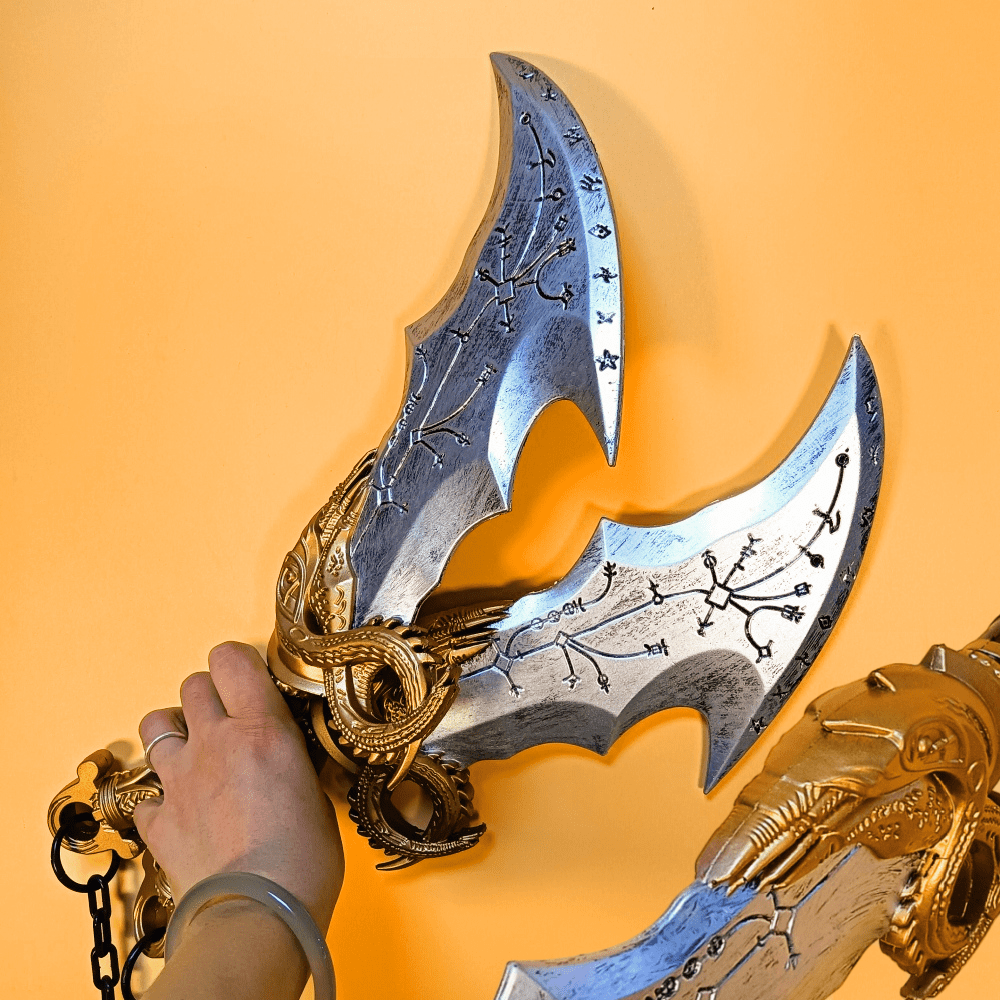 Cosplay Prop Axe - 45 سنتيمتر بو كراتوس كاتانا دمشق