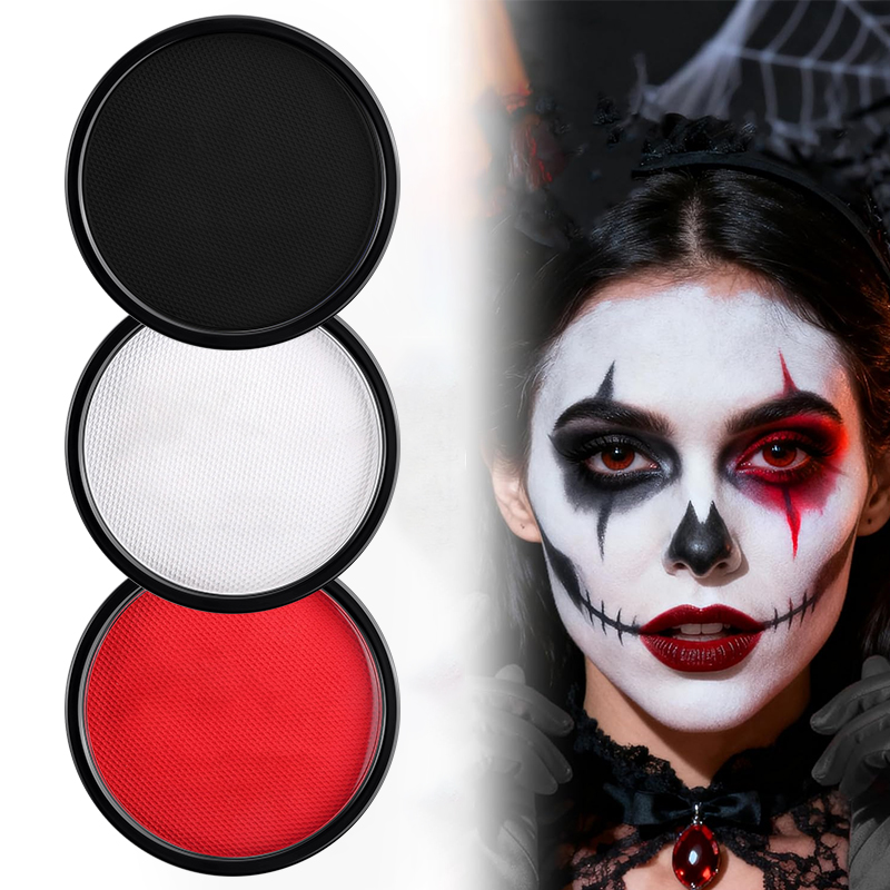 مجموعة من 3 ألوان (أسود، أبيض، - مراجعة Cosplay Prop Paint وسعره