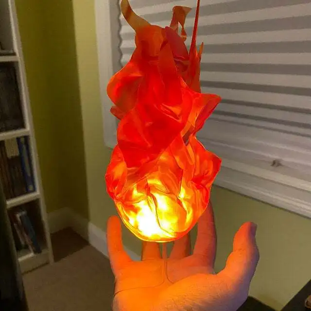 كرة لهب LED عائمة جديدة، دعامة - مراجعة Cosplay Flame Prop وسعره