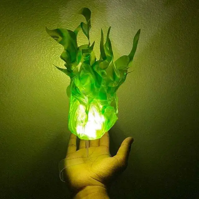 كرة لهب LED عائمة جديدة، دعامة - مراجعة Cosplay Flame Prop وسعره